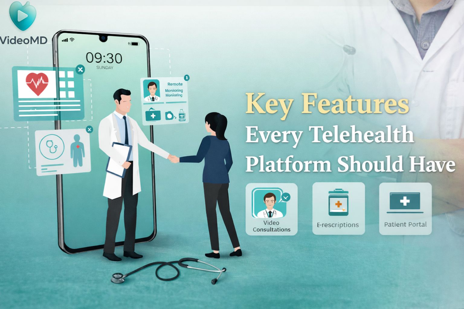key features every telehealth platform should have