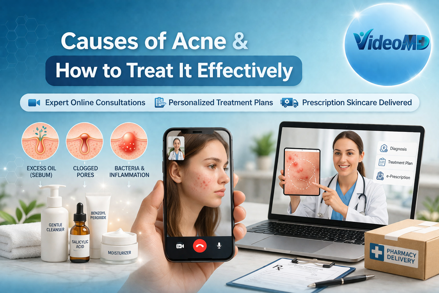 Causes of Acne & How to Treat It Effectively