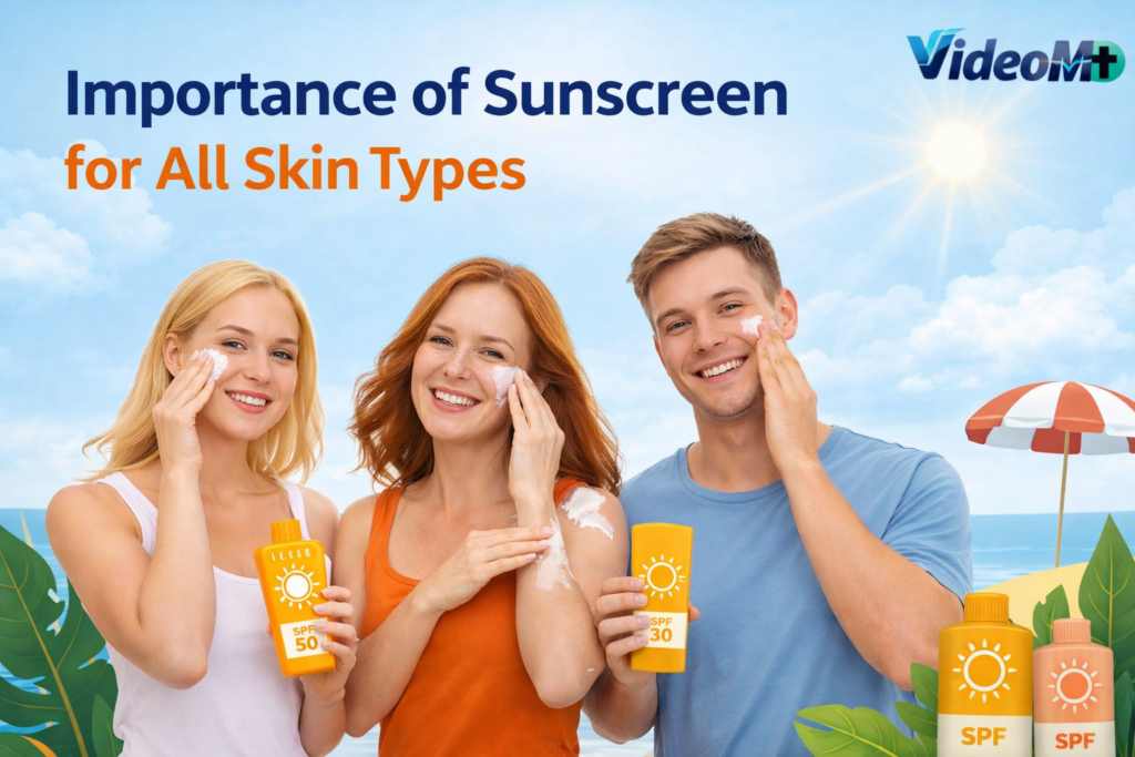 Importance of Sunscreen for All Skin Types