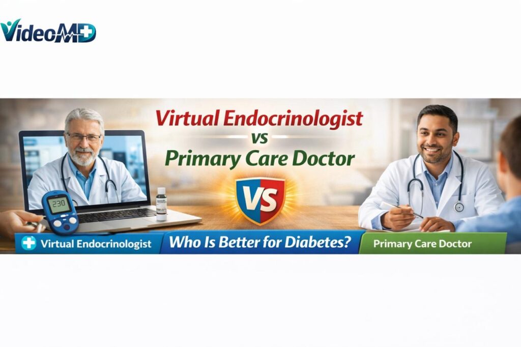Virtual Endocrinologist vs Primary Care Doctor: Who Is Better for Diabetes?