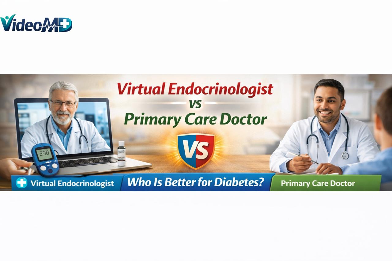 Virtual Endocrinologist vs Primary Care Doctor: Who Is Better for Diabetes?