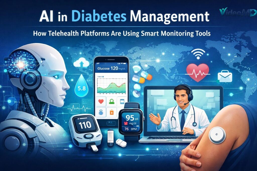 AI in Diabetes Management: How Telehealth Platforms Are Using Smart Monitoring Tools