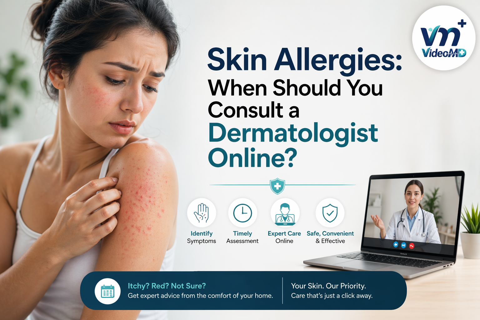Skin Allergies When Should You Consult a Dermatologist Online
