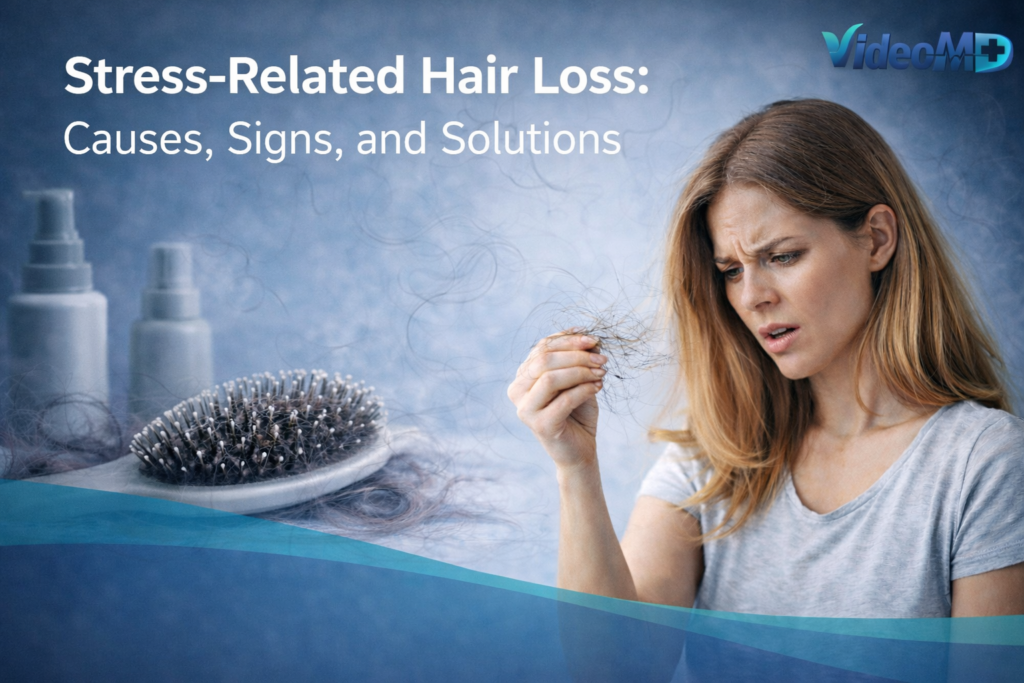 Stress-Related Hair Loss Causes, Signs, and Solutions