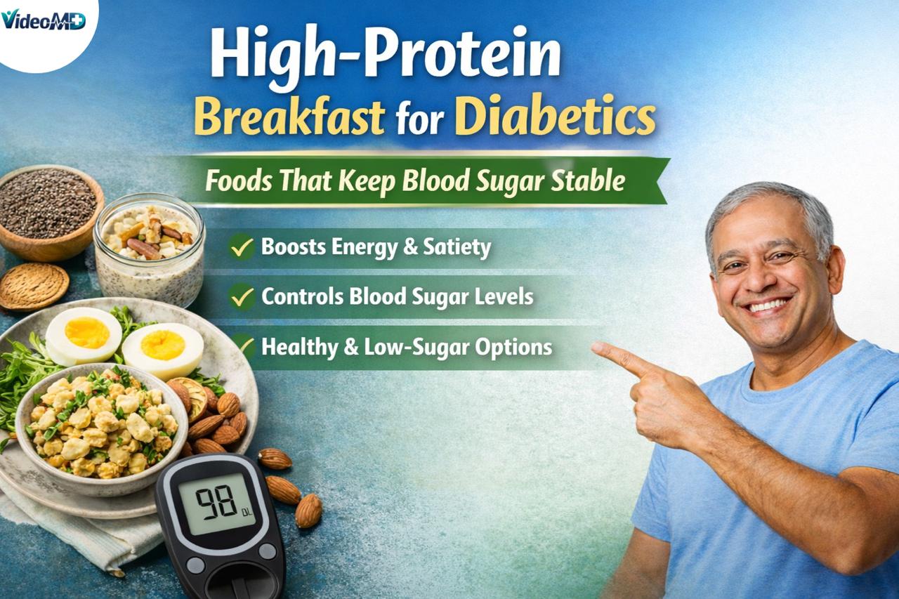 High-Protein Breakfast for Diabetics: Foods That Keep Blood Sugar Stable