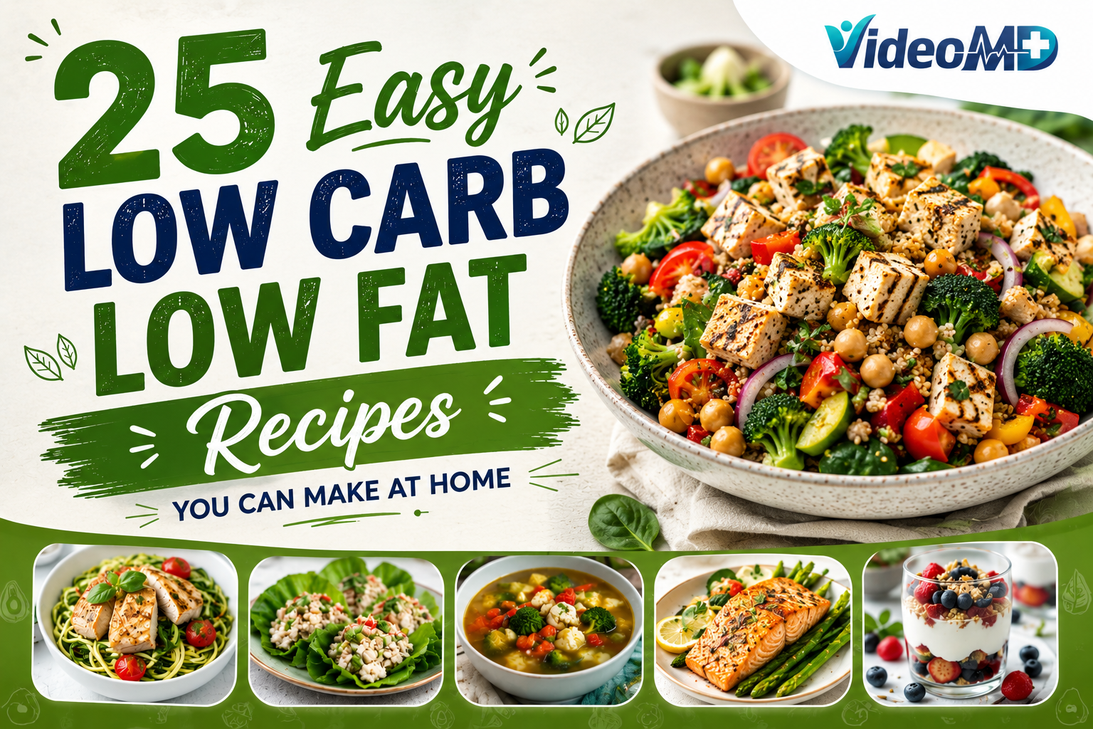 25 Easy Low Carb Low Fat Recipes You Can Make at Home