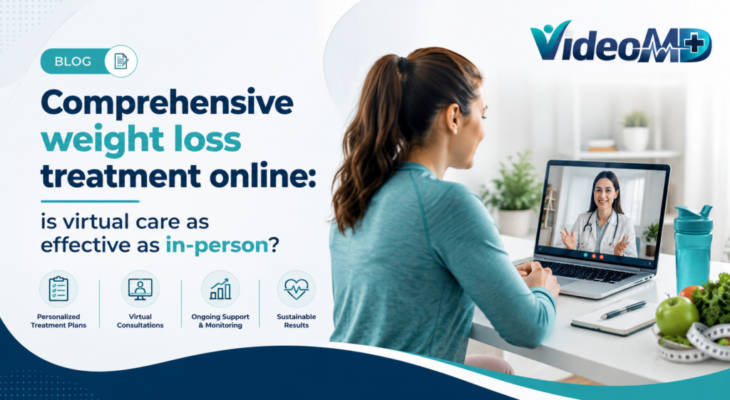 Comprehensive weight loss treatment online is virtual care as effective as in-person