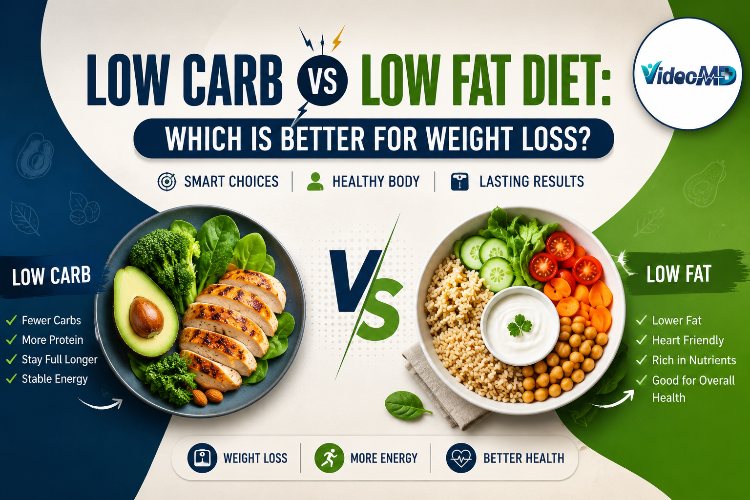 Low Carb vs Low Fat Diet Which Is Better for Weight Loss